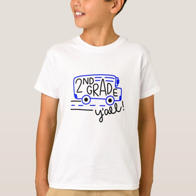 2:a klass y'all t shirt (Framsida)
