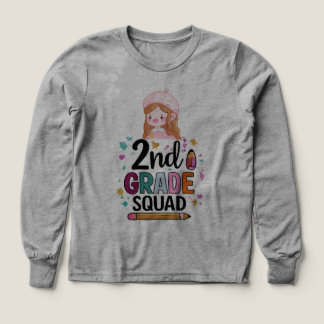 2:a klassens gäng söta flickor tillbaka till skola t shirt