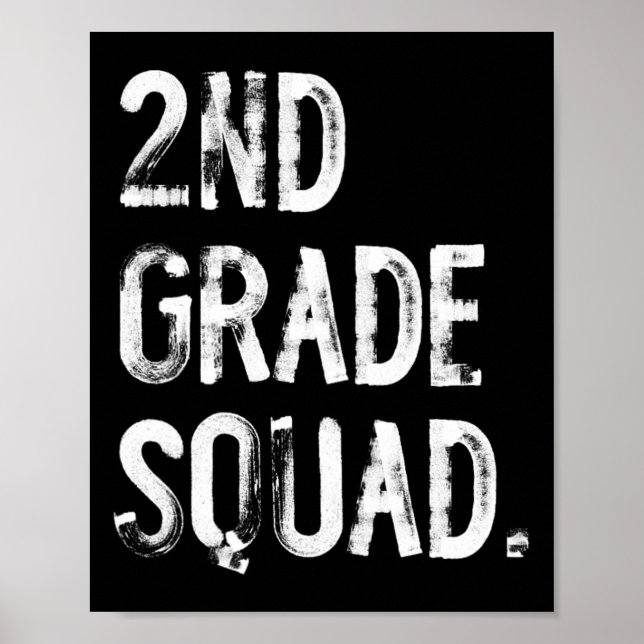2:a klassens trupp Ck till skolan elev lärare  Poster (Framsidan)