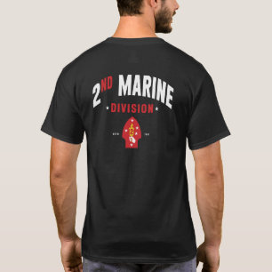 2:a marindivisionen "Den tysta andra Anpassningsba T Shirt