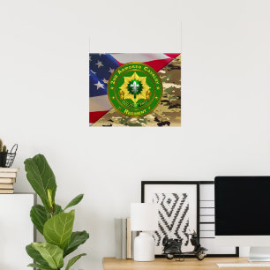 2:a pansar kavalleriregementet ”Alltid redo” Poster