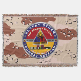 2:a pansardivisionen Desert Storm-veteran Filt