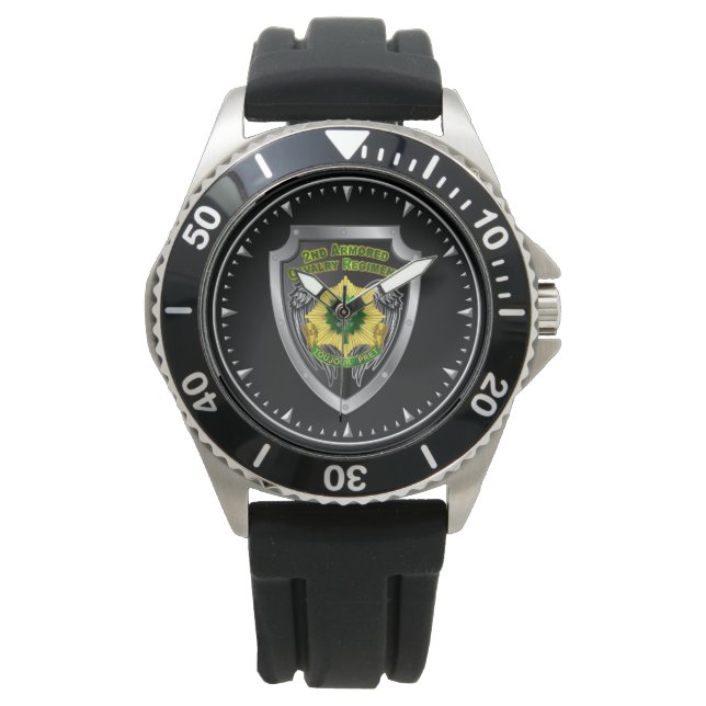 2:a pansarregementet  armbandsur (Framsida)