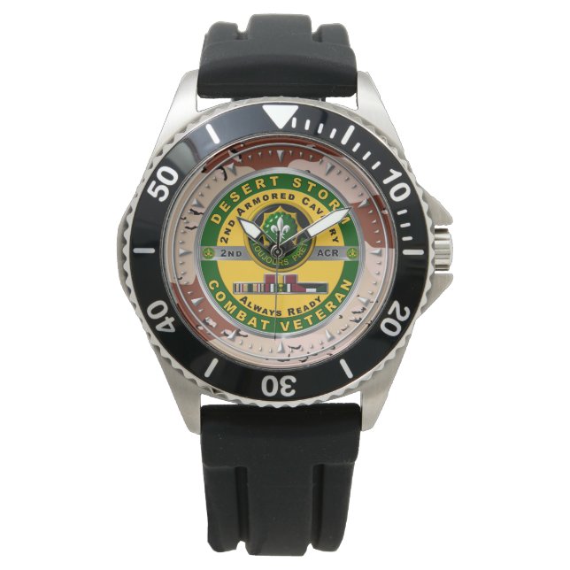 2:a pansarregementet Desert Storm Armbandsur (Framsida)