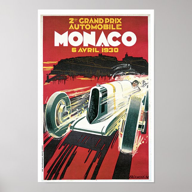 2:a storpriset i Monaco Poster (Framsidan)