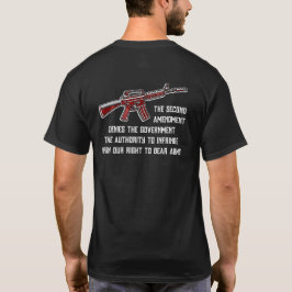 2:a tillägget vapenrättigheter t shirt