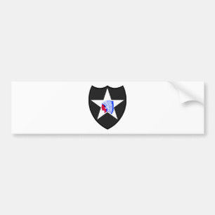2:a USA:s infanteridivision Indianhead Bildekal