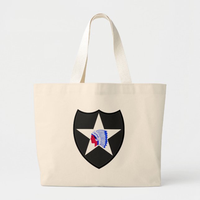 2:a USA:s infanteridivision Indianhead Jumbo Tygkasse (Framsidan)