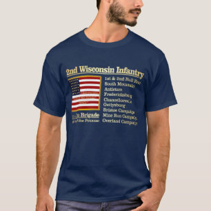 2:a Wisconsin Infantry (BH) T-Shirt