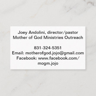 2 affärskort på sidan visitkort