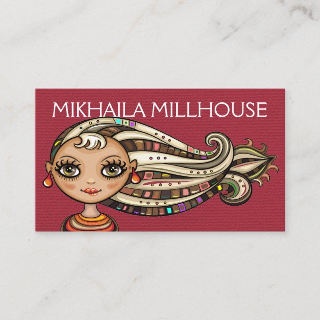 2 Affärskort Version - Society Diva Visitkort (Framsida)