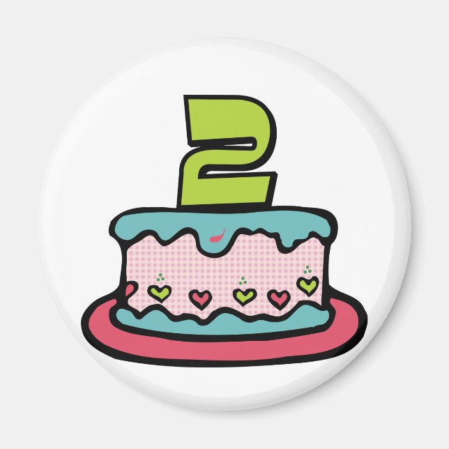 2 Ålderskaka Magnet (Framsidan)