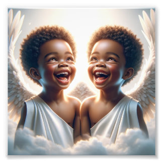 2 Angel Kidz Premium Satin Photo Papper Fototryck