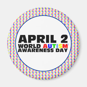 2 april, Världsdagen för medvetenhet om autism Magnet