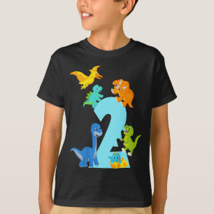 2 år gammal Dinosaur leksak Dino Slogan 2 år T Shirt