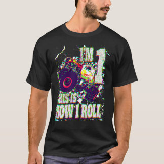 2 år gammal monster Lastbil-födelsedag T Shirt