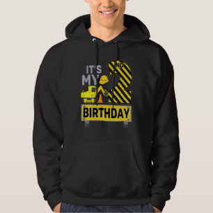 2 år gammal pojke Det är min andra födelsedagsbygg Hoodie