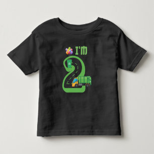 2 år gammal Sopor Lastbil, 2:a födelsedagen T Shirt