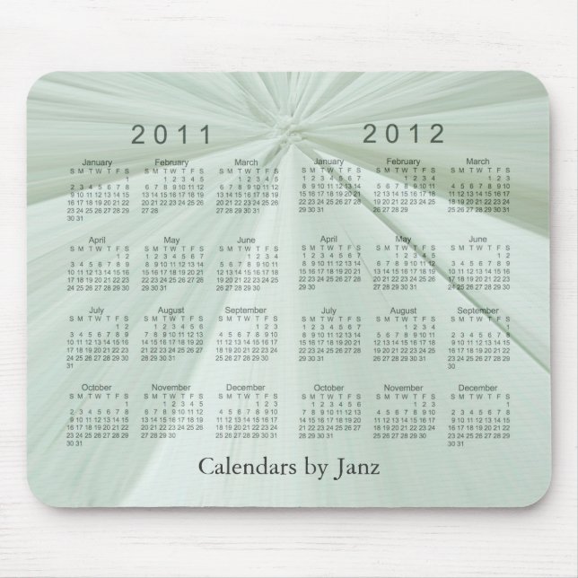 2 år kalender 2011 - 2012 musmatta (Framsidan)