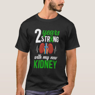2 år stark njurtransplantation överlevande njure t shirt
