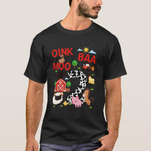 2 Årig Jordbrukare Älskare 2-årsdag Jordbruksdjur T Shirt