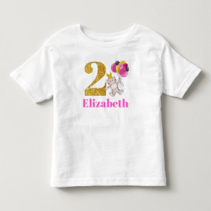 2 åriga skjorta för kattungerosa- och t shirt