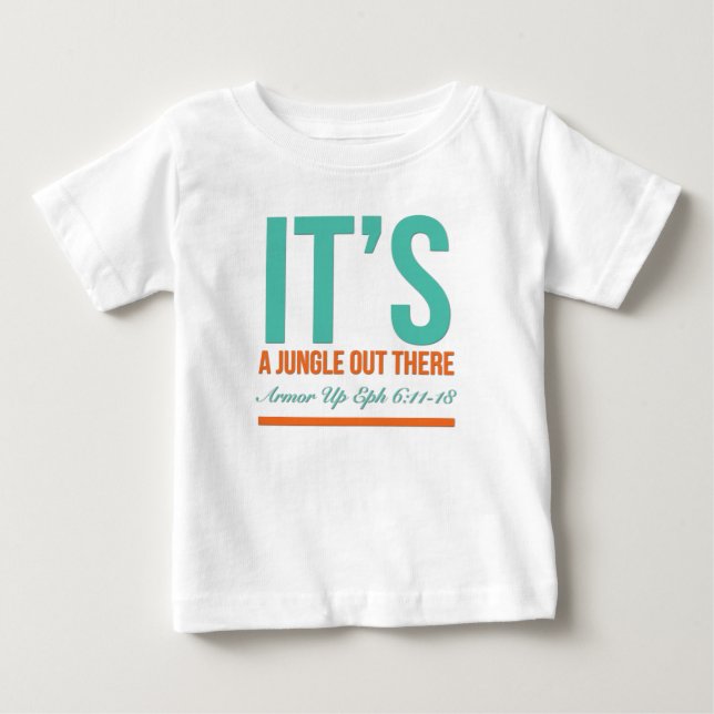 #2 Armor Up Baby Tutu Bodykostym T Shirt (Framsida)