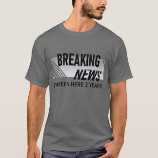 2 års anställningsjubileum Anställd 2:a T Shirt