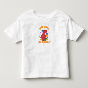 2-års födelsedag Dino  T Shirt