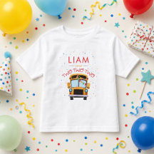 2-års födelsedag skolbuss fest
