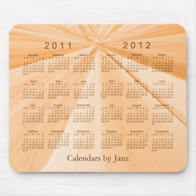 2 Års Kalender 2011-2012 Musmatta (Framsidan)