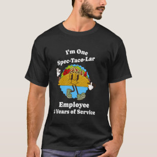 2 års service Taco 2:a arbetsförmedling för anstäl T Shirt