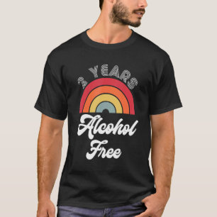 2 års Sober Alcohol Free SobriÅrsdag för o T Shirt