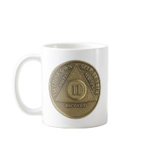 2 års Sober Medallion Coin Lycklig-årsdag