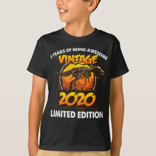 2 års Vintage för gamla gåvor 2020 Begränsad utgåv T Shirt
