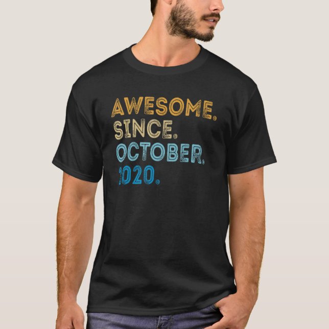 2 ÅRS yngsta Fantastisk sedan oktober 2020 2nd B T Shirt (Framsida)
