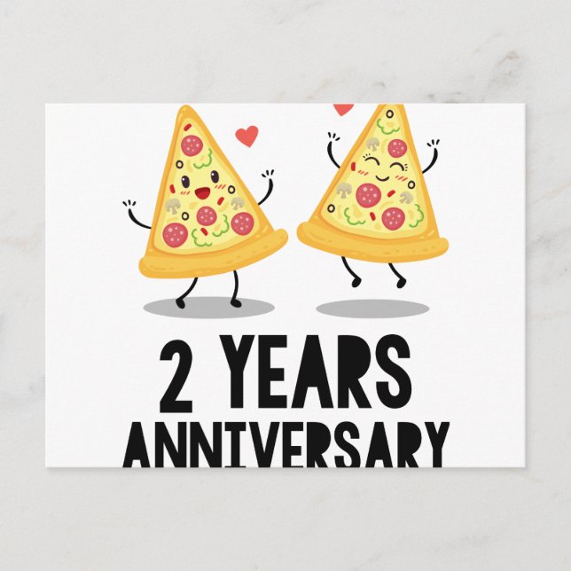 2-årsjubileum 2 år vykort (Framsida)