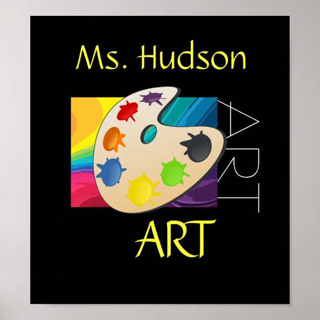 #2 Art Teacher Poster - SRF (Framsidan)