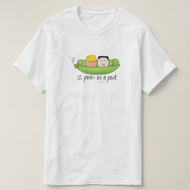 2 Ärter i en pod - Lägg till egen text! T Shirt (Design framsida)
