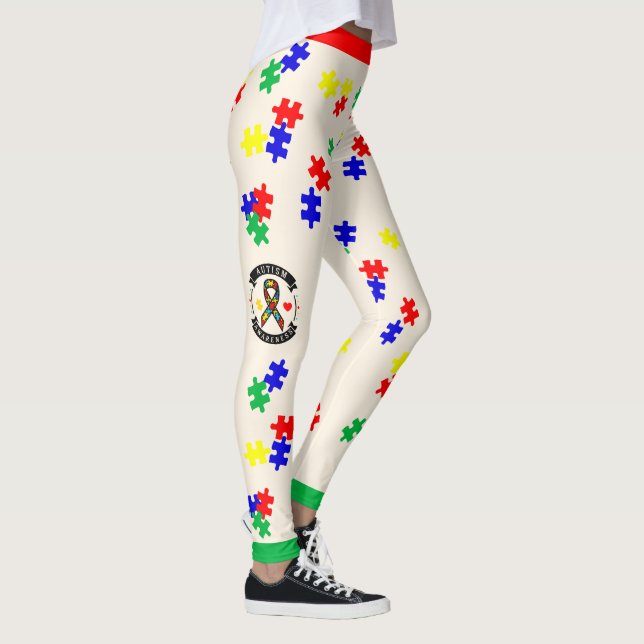 # 2 Autism Acceptans - Leggings (Höger)