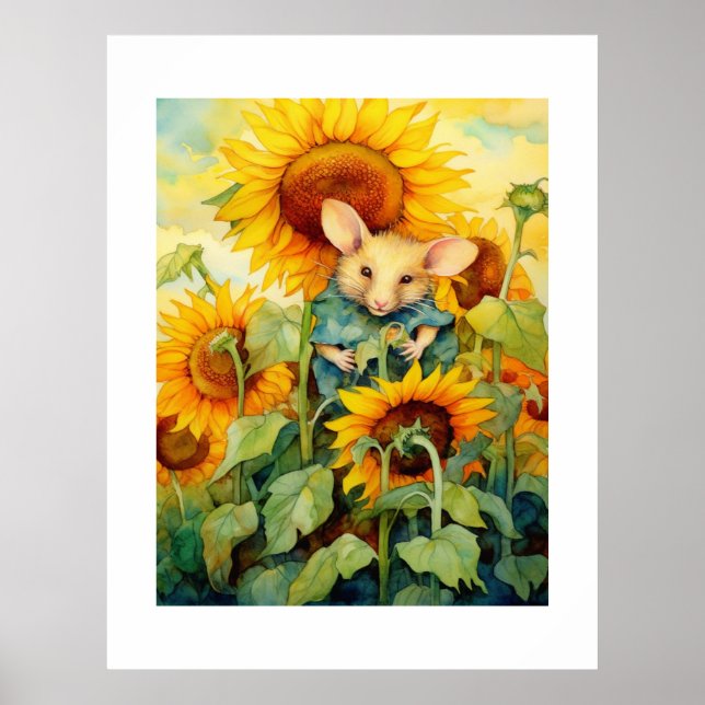 2 av 17 Solros Garden Miceville Poster (Framsidan)