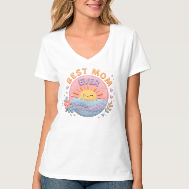 #2 Bästa mamma någonsin T Shirt (Framsida)