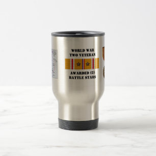 2 BATTFORDON/VÄRLDSKRIG II VETERAN RESEMUGG
