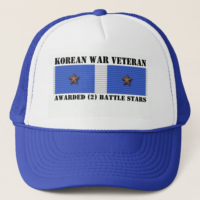 2 BATTSTÅL KOREAN KRIG VETERAN KEPS (Framsida)
