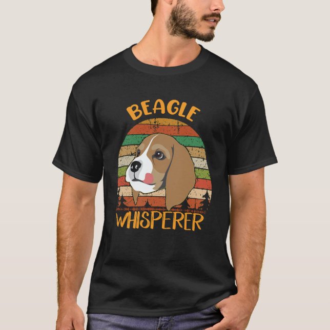 2 Beagle-viskaren Beagle T Shirt (Framsida)