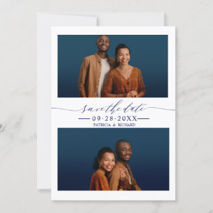 2 Bilder Bröllop Save The Date Inbjudningar