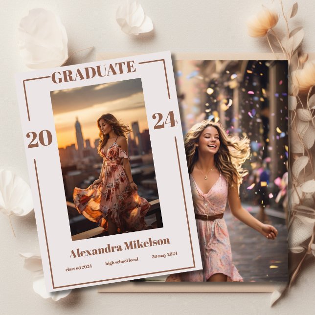 2 Bilder Examen Foto Examen Meddelande Inbjudningar (Skapare uppladdad)