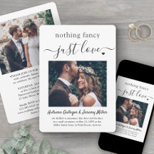 2 Bilder Inget Tjafs Bara Kärlek Bröllop Elopement