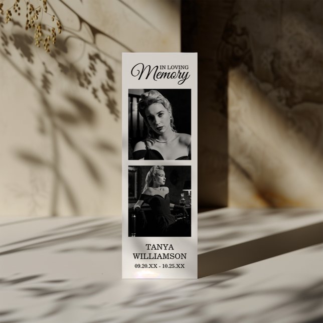 2 bokmärke för foto - Tack Litet Visitkort (Skapare uppladdad)