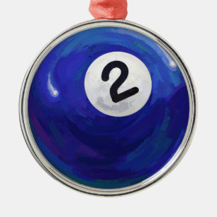 2 BOLL JULGRANSPRYDNAD METALL